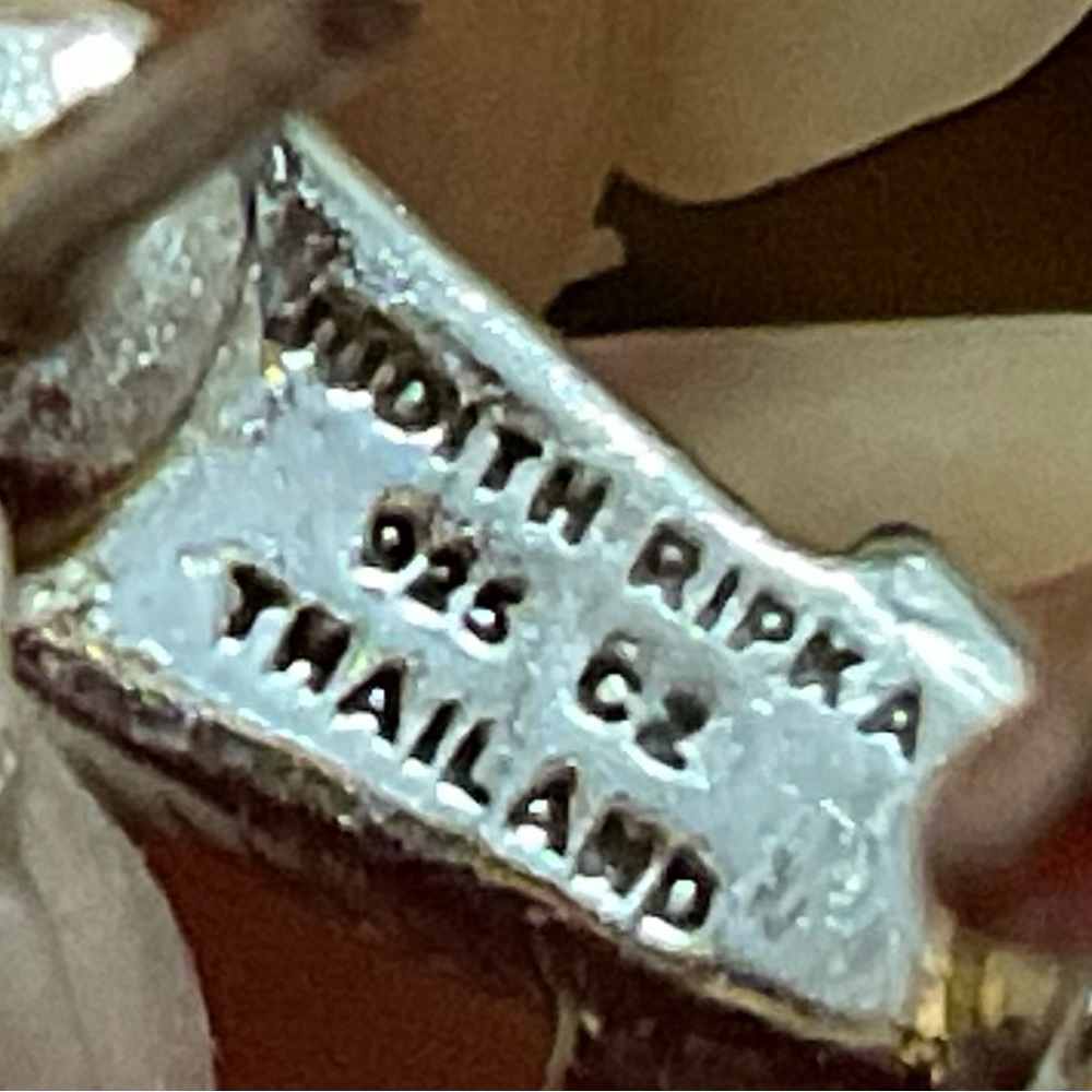Judith Ripka: Pava heart shaped striking silver (925) cocktail style rop… - Picture 6 of 9